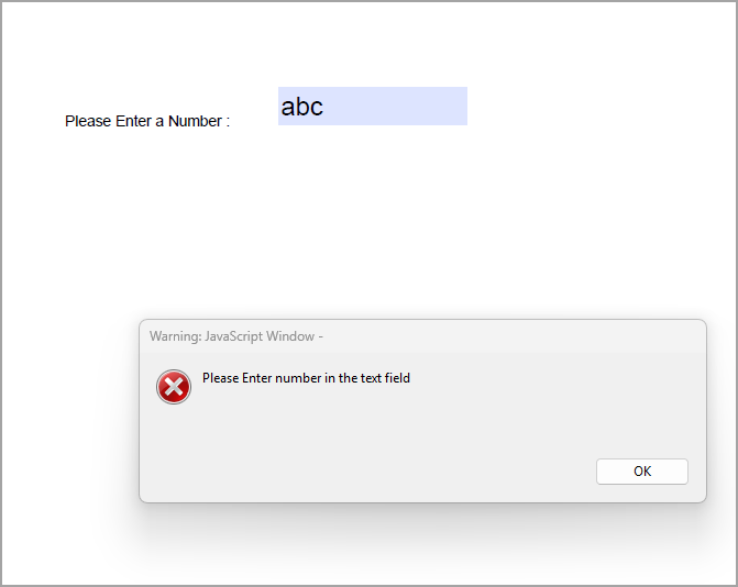 PDF form with form level validation.