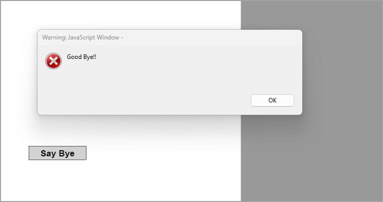 JavaScript in a PDF document.